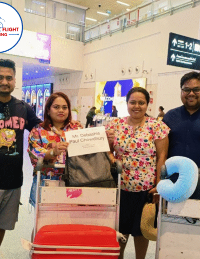 old clients of group flight booking